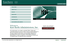 Tablet Screenshot of kbadmin.com